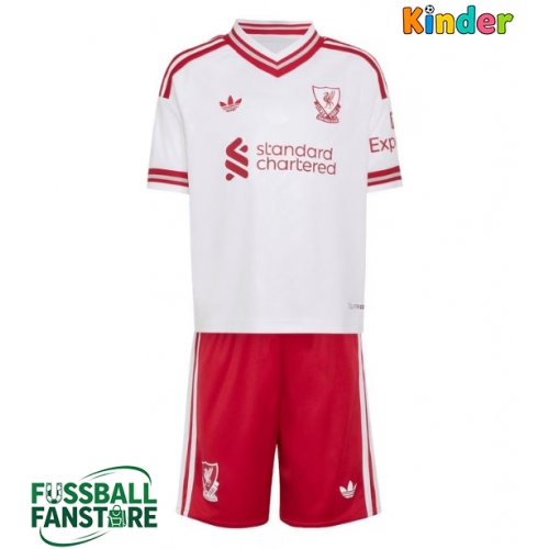 Liverpool Florian Wirtz #7 Replik Auswärtstrikot Kinder 2026-27 Kurzarm (+ Kurze Hosen)